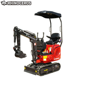 XN660微型迷你挖掘机在狭窄通道区域作业